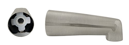 Westbrass 7" Tub Spout For Copper Pipe, Satin Nickel, E5074-1F-07 #TOP13