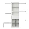 Little Seeds Grow with Me Adjustable Kids Closet Organizer System 1569 D x 9544 W x 7662 H White