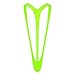 YiZYiF Men Sexy Borat Manikini Bikini Swimsuit Thong Costume V String Bodysuit (Green)