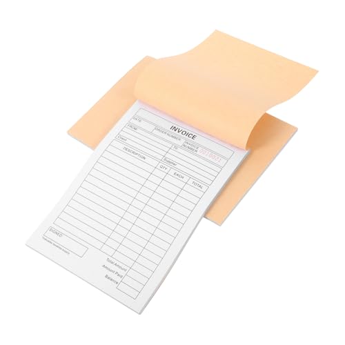 DOITOOL Sanlian Auftragsarbeitsrechnungs-Quittungsbuch 2 Stück