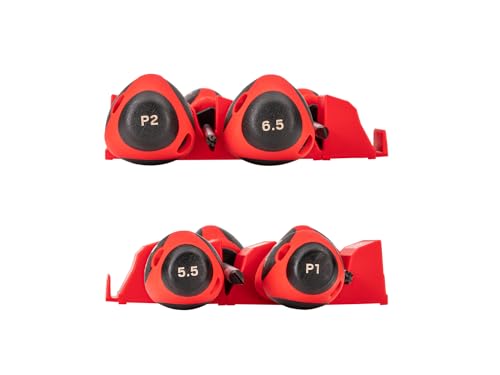 Image of TEKTON Phillips and Slotted Screwdriver Set, 4-Piece | DWZ90115 | 4 Inch Shanks, P1 - P2, 5.5 - 6.5 mm, Modular Organizers