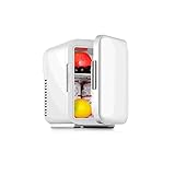 ★ Funcionamiento silencioso: la velocidad de funcionamiento de este mini refrigerador es de solo 28 db, que es más silencioso que el ordenador. Esto significa que si lo usas durante el día o por la noche, no interfiere con tu uso.