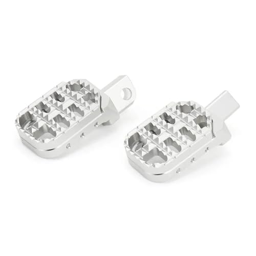 Pédales moto repose-pieds noir argent à dents extensibles pour la moto 800MT