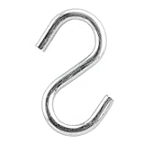 Clip Strip 100 Pack S Hooks, 1' Stainless Steel S Hooks for Hanging Plants, Kitchen Utensils, Clothes in Closets, Jewelry, Keys, Products, DIY Crafts Corp.