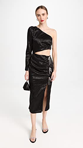 Wayf Women's Set Up Midi Dress, Black, S #TOP4