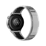 Cinturino in acciaio inossidabile 22mm for Huawei GT6 GT5 Pro GT4 46mm Cinturino for Huawei Watch 5 4 Ultimate 2 Sostituisci il braccialetto(Titanium black,For GT6 Pro 46mm)