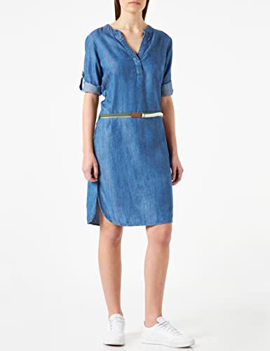 Timezone Abito in Denim Tencel Vestito Casual