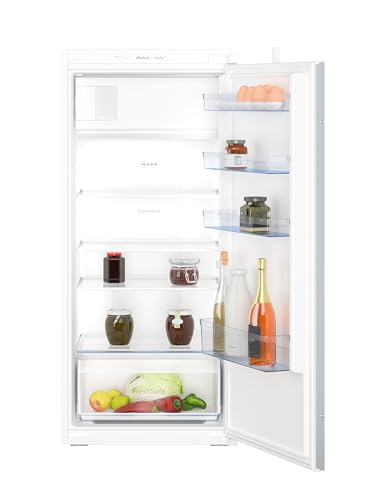 NEFF KI2421SE0, N 30, Einbaukühlschrank, 122,5x56 cm (HxB), Kühlen 172 l, Gefrieren 15l, 35dB, Made in Germany, LED Beleuchtung, Sicherheitsglas, Schleppscharnier, Fresh Safe