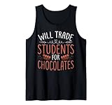 Vous êtes professeur à l'école ou à l'université. Alors vous ne devez pas manquer ce design Will Trade Students For Chocolate. Pour les cours en classe.