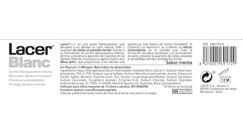 Lacerblanc Plus Pasta Dent Menta 125Ml – Ansicht 2