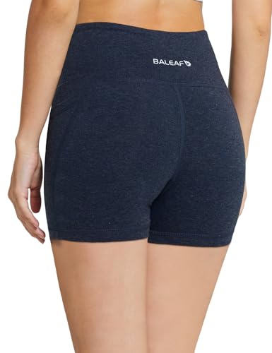 Image of baleaf Women's 8 inch / 5 inch / 3 inch Biker Shorts High Waist Yoga Workout Gym Running Volleyball Spandex Shorts with Pockets
