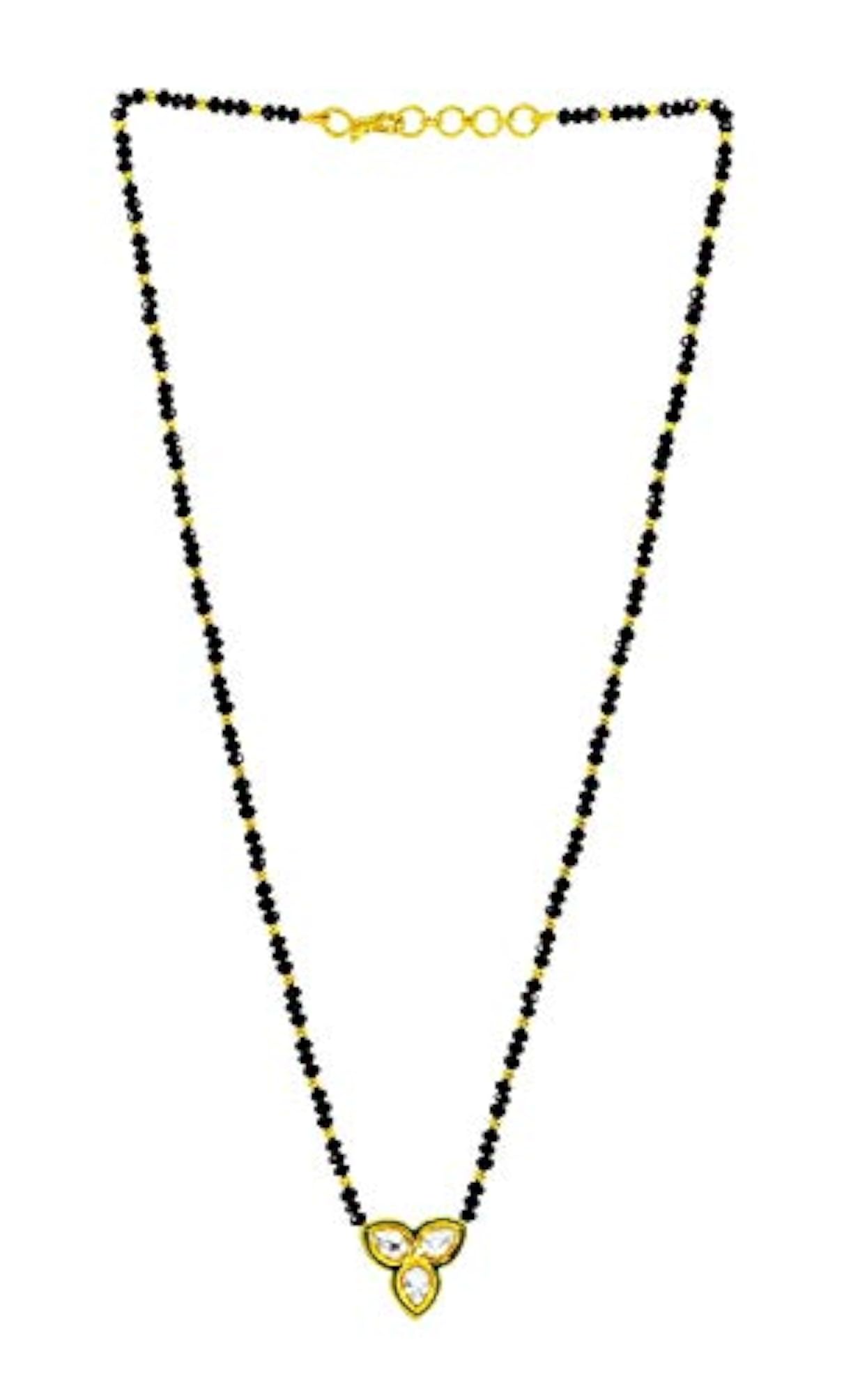 Desire Collection Kundan Mangalsutra & Bracelet Combo Set