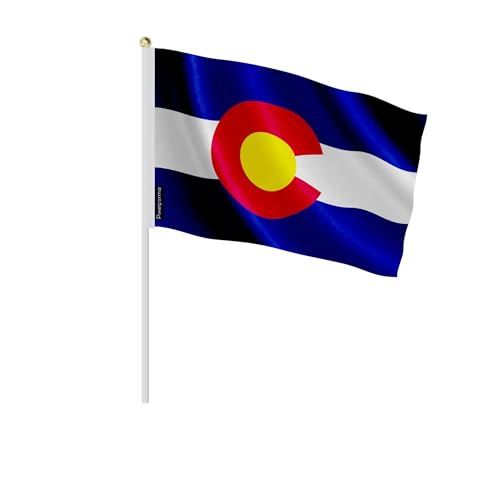 Drapeau Colorado 30x45cm pour pavoiser une salle de réception - 2