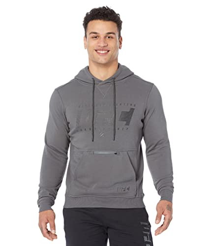 UFC Ultimate Fighting Long Sleeve Pullover Hoodie Dark Grey MD