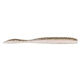Berkley PowerBait® MaxScent Flat Worm Finesse Fishing Bait, Brown Back, 3.6in | 9cm, Irresistible Scent & Flavor, Versatile Profile, Ideal for Drop Shot Presentation