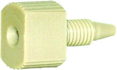 47320-10R - HPLC Male Nut, Combihead, Peek, MicroSolv - Male Nut, Part Knurled and Part Flat, Finger Tightening or Wrench - Each