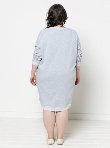 Patrón de vestido Anderson para coser ropa de punto cómoda de diario 6
