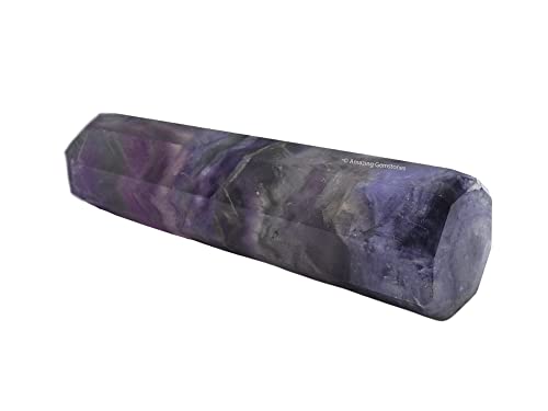 Image of Purple Fluorite Crystal Towers ~ Natural Healing Crystal Point Obelisk for Reiki Healing and Crystal Grid (2 inch to 3 inch INCH)