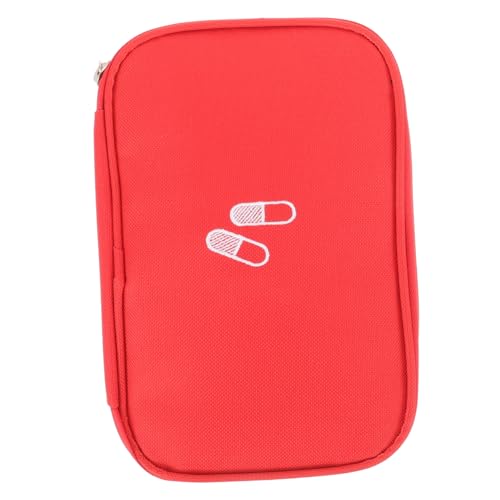 FOMIYES Bolsa Portátil para Medicinas Grande con Cierre Completo Organizador Resistente y Ligero para Viajes Botiquín de Primeros Auxilios Multifuncional para Uso Doméstico y Actividades