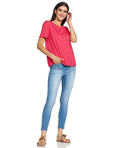 Image of Marks & Spencer Women's Regular T-Shirt (T41 8916K Cerise 4XL)