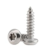 Material: Diese Torx Pfannenschrauben sind aus Edelstahl, korrosionsbeständig, rostfrei, hochfest, keine Verformung. Die Gewindeoberfläche ist glatt, gewindefrei und gratfrei.