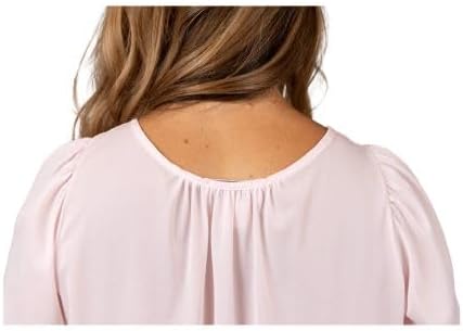 Shadowline Women's Nightgown Short Nylon Twilight Gown Sleepwear Dress - Image 3