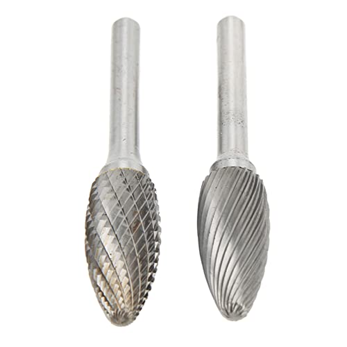 Fresas de carburo simple y doble corte 14mm diámetro miniatura 3
