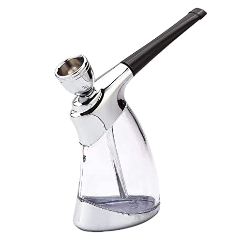 Penny's Needful Things Mini Hookah,Portable Mini Handheld Hookah Set,Suitable as a Birthday to Friends,Shredded Tobacco/Cigarette Dual Purpose,Filtered Hookah Water Pipe,Sliver-01