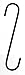 RuiLing 6-Pack 8 Inch Black Metal Hanging S Hooks - S Shaped Hook Heavy-Duty S Hooks, for Kitchenware, Pots, Utensils, Plants, Towels, Gardening Tools, Clothes