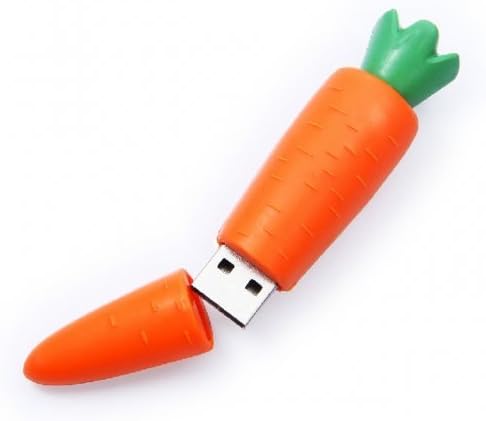 Euroge Tech 8GB USB Flash Drive cartoon Carrot shape