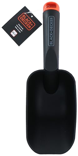BLACK+DECKER Tuinschep - ronde uitvoering - diepe bodem - 28,5 cm - zwart - Afbeelding 3