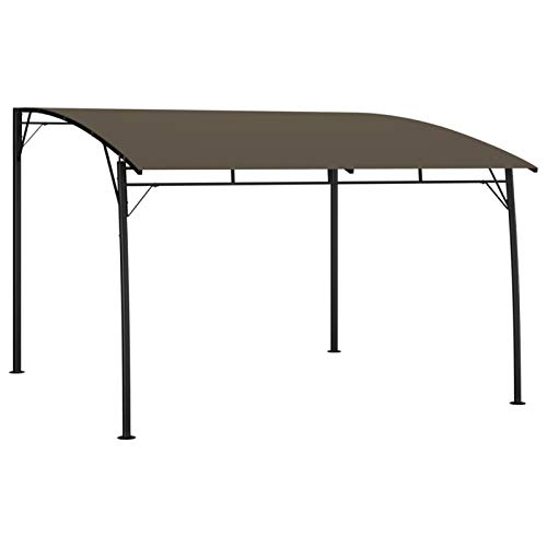 Pergola de jardin bioclimatique 3 x 3 m – Tonnelle d'extérieur résistante aux intempéries pour terrasse, cour et jardin, parfaite pour la protection solaire