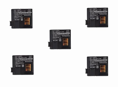 (5 Pack) XSP Battery for Zebra QLN420 ZQ630 PN P1040687 P1050667-016 BTRY-MPP-68MA1-01