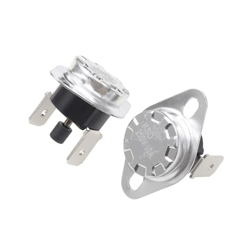 Interruptor de temperatura KSD303 75C con rearme manual NC de 10A