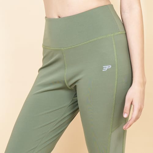 Image of 3rd Planet Women's High Waist Activewear Leggings | 4-Way Stretch, Sweat-Wicking, Non-See-Through Gym & Yoga Tights with Side Pockets | Comfortable Slim Fit Pants for Workout, Running & Fitness