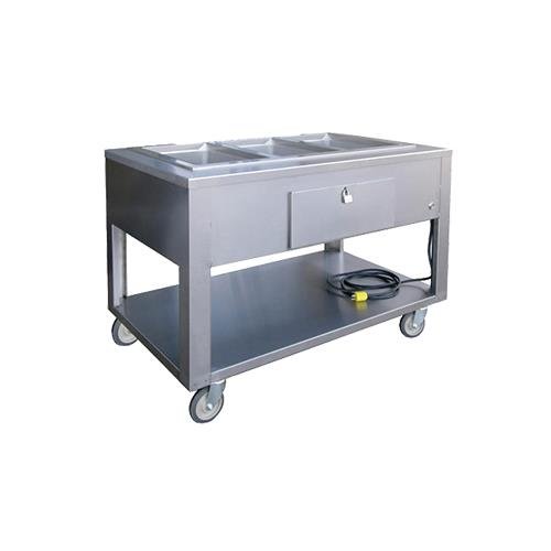 Lakeside PBST4W Extreme Duty Electric Steam Table with Four Wells