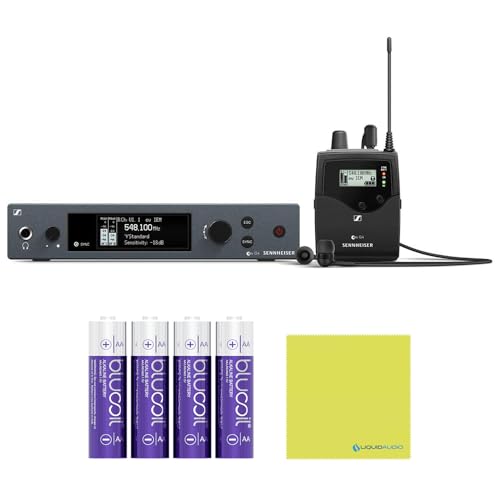 Image of Sennheiser ew IEM G4-Twin-A Bundle - Wireless - in-Ear Monitor System | Power-Ready Bundle for Nonstop Shows Includes 4-Pack Blucoil AA Batteries and Liquid Audio Polishing Cloth
