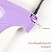 Stitch Gun for Clothes, Handheld Stitch Tag Gun,Quick Clothing Fixer-Includes 6 Needles,1000 Black Fasteners,1000 White Fasteners (Purple)