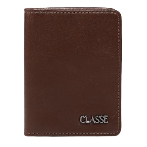 Carteira Classe Couro Casual Masculina M253 (Brown, M)