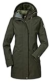 LIEFERUMFANG & DETAILS: Schöffel Parka Malmö, leichter Regenmantel, Oberstoff: Außenseite 100% Nylon, Futter: 100% Polyester, Modellnummer: 12345, Model im Foto (173 cm) trägt Größe 38