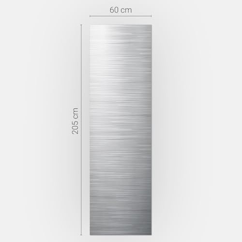 Sticker réfrigérateur texture de ligne lisse pour relooker une cuisine moderne 60x205cm - 5