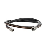 Giraffe Tools Garden Hose 5/8', Custom Length, Heavy Duty, No Kink, Flexible, Rubber Garden Hose, Leakproof Water Hose, 600 Burst PSI, 5ft Male to Female Hose