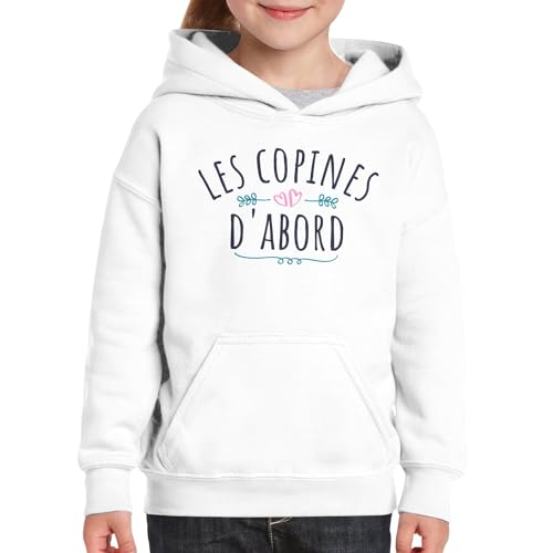 Sweat à capuche enfant Les Copines d'Abord cadeau anniversaire