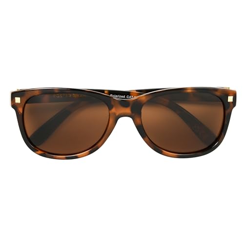 Foster Grant Sutton Polarized Sunglasses For Women, Brown Tortoise Shell Sunglasses by Foster Grant - Used condition - Image 2