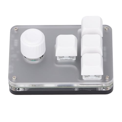 Teclado Mecánico Mini 4 Teclas LUCKDANO RGB LED miniatura 4