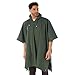 Rothco Rubberized Rainwear Poncho, Mens Rain Poncho, One Size, Olive Drab