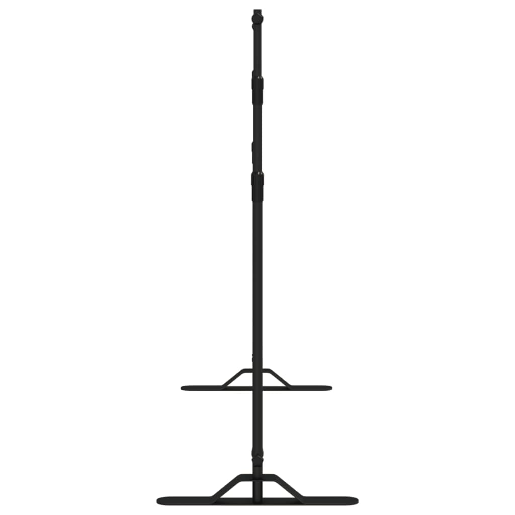 Mangloder - Treppiede per sfondo nero, 305 x 243 cm, in acciaio, regolabile, per studio fotografico, palchi, presentazioni, matrimoni, feste, con borsa per il trasporto, portata fino a 8 kg, versatile