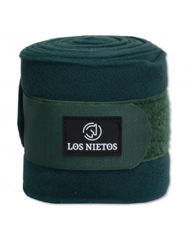 Bandes polaires de dressage Los Nietos vertes pour matériel équestre de sellerie d'équitation