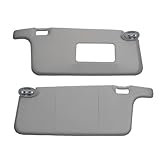 Dasbecan Left and Right Sun Visor Compatible with Honda Civic 1996-2001 iES CX DX EX EXR HX LX Gray Replacement