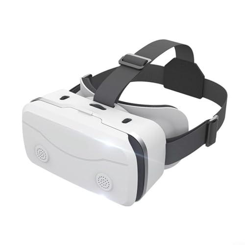Alanmoship Auriculares inmersivos de realidad virtual para teléfono con controlador, lentes HD antiluz azul, campo de visión amplio de 110°, ajuste ajustable para distancia ocular de 58.5-70.5 mm